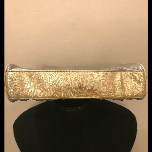 Gorgeous Gold/Gray Metallic Shoulder Bag - Picture 8 of 8
